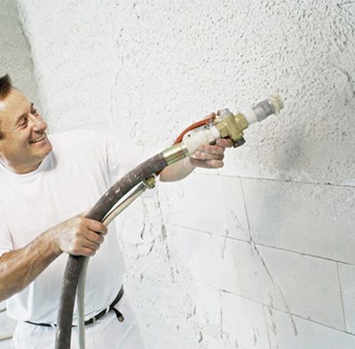 山东兰杜为您解析石膏机喷砂浆的技术配比